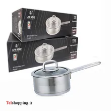 شیرجوش استیل لایف اسمایل سایز16 مدل Lifep12 Sau